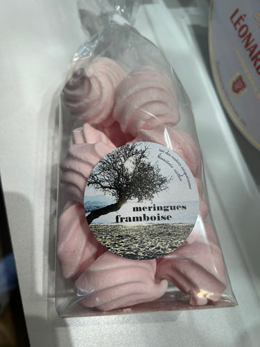 Meringues framboise 65 grs